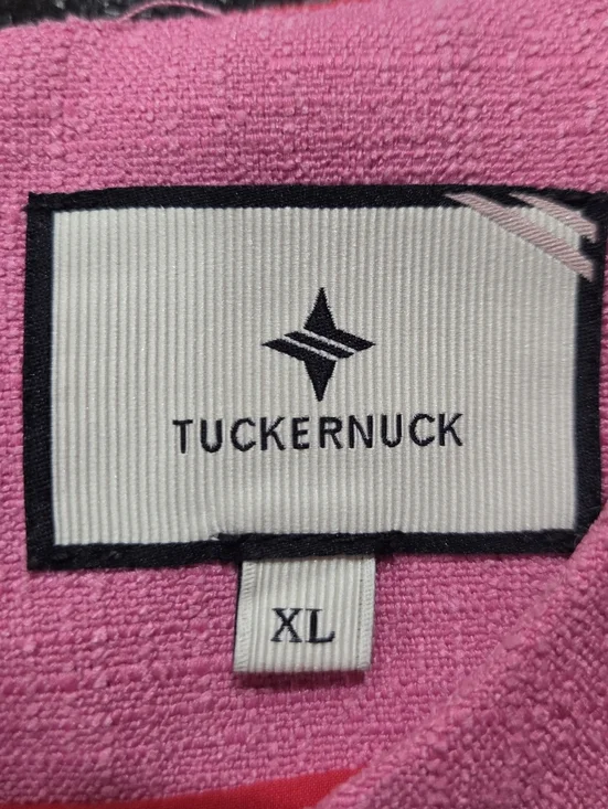 Tuckernuck Pink and Red Wave-Panel Midi Dress - XL - Picture 8 of 10